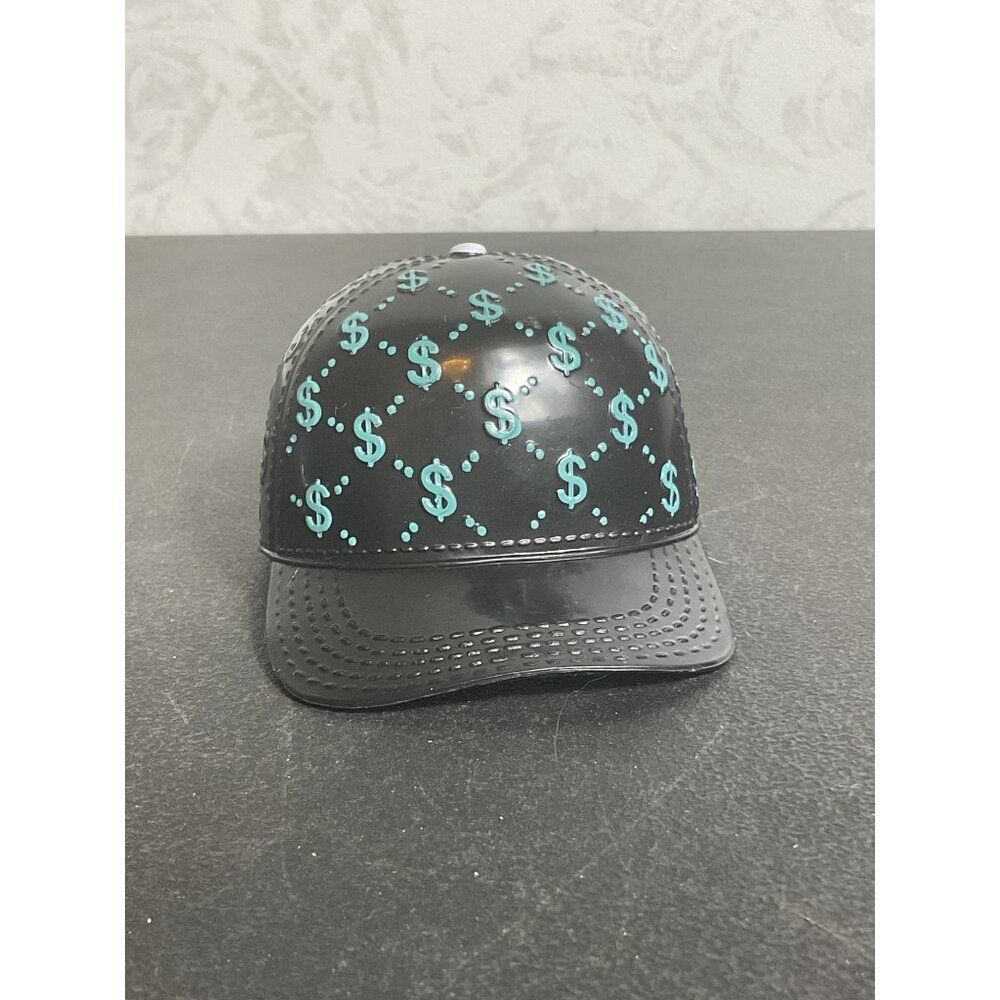 Rainbow High River Kendall Black Baseball Cap With Green Dollar Sign Pattern